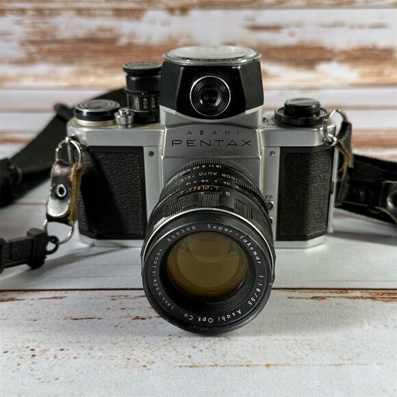 Vintage Pentax SV Camera w/ 55mm f/1.8 Lens & Exposure Meter